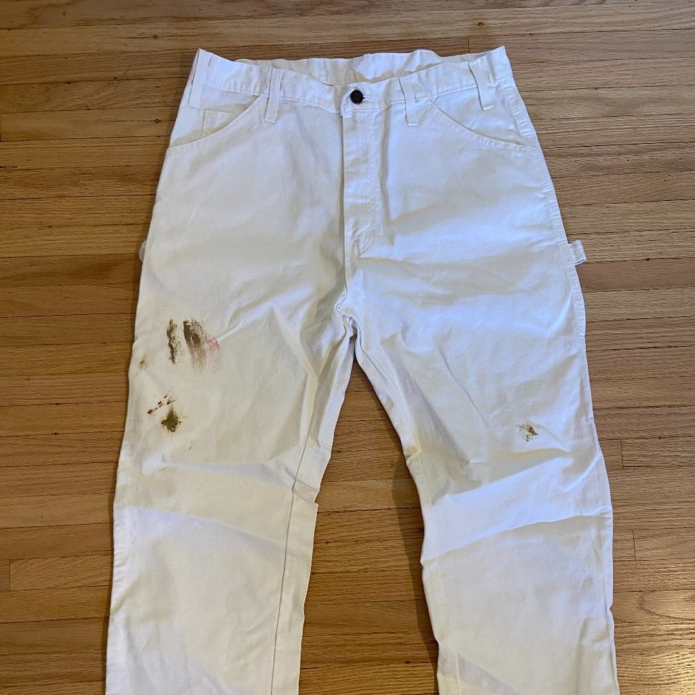 White Dickies Painter Pants - Size 32
